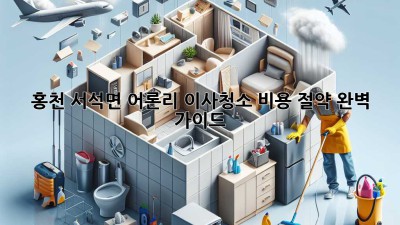 홍천 서석면 어론리 이사청소 비용 절약 완벽 가이드